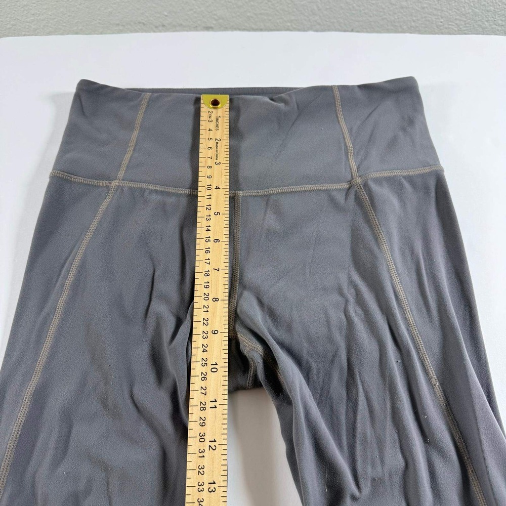 Athleta Womens High Waisted‎ Athletic Leggings Gray Stash Pocket Size S - Picture 16 of 16